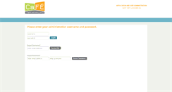 Desktop Screenshot of admin.callforentry.org